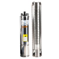 Pompa Submersibila Inox IBO Polonia, 4ISP 8-13, 2.2 KW, 240 l/min, H Refulare 74 m, 4 Toli, Cablu 20 m - 5