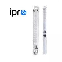 Pompa Submersibila Inox IPRO Professional 4IPRO 6/022T, 1500W, Debit 185l/min, H-85m, Rezistenta la Nisip, 380V - 1