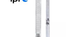 Pompa Submersibila Inox IPRO Professional 4IPRO 6/022T, 1500W, Debit 185l/min, H-85m, Rezistenta la Nisip, 380V
