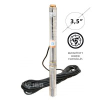 Pompa Submersibila Rezistenta la Nisip, IBO 3.5SDM 3/15, 1.1 KW, 105 l/min, H Refulare 90 m + 20 m cablu - 4
