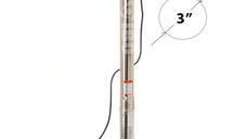 Pompa Submersibila Rezistenta la Nisip, IBO 3TI20, 550 W, 50 l/min, H Refulare 82 m, 3 Toli + 20 m cablu