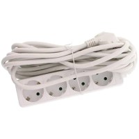 Prelungitor 4 prize 5M, cablu 3x1.5mmp, Well - 1