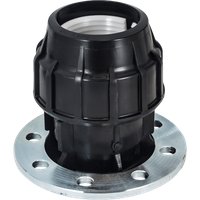 Racord compresiune cu flansa metalica, Elysee, Dimensiune 75x3" - 1