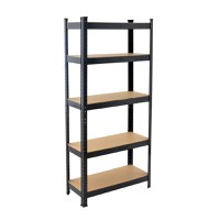 Raft Negru 70Wx30Dx150Hcm pentru Depozitare din Otel Rotor - 1