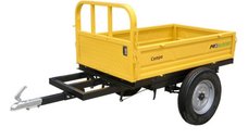 Remorca 500kg minitractor, 1 osie, prindere cupla, roti profil rutier 5.00-12, Campo RM500CT