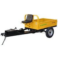 Remorca cu tractiune G2, 500kg, 1 osie, prindere bolt pentru motocultor, roti 5.00-12, Alpine RM500T - 1