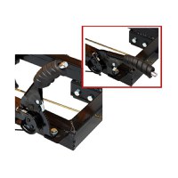 Remorca motocultor 500 kg, 1 osie, prindere bolt, ProGARDEN Campo RM500C - 7