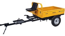Remorca motocultor 500 kg, 1 osie, prindere bolt, ProGARDEN Campo RM500C