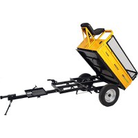 Remorca motocultor 500 kg, 1 osie, prindere bolt, ProGARDEN Campo RM500C - 3