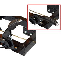 Remorca motocultor 500 kg, 1 osie, prindere bolt, ProGARDEN Campo RM500C - 6