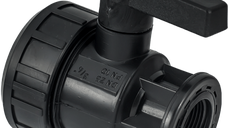 Robinet PE cu bila 2 x FI , Dimensiune 1 1/4