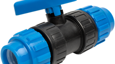 Robinet PVC cu Bila pentru Compresiune, 25 mm