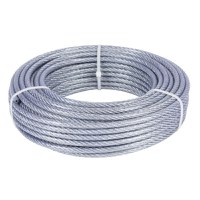 Rola 25 m cablu otel zincat, diametru 4mm, Micul Fermier - 1