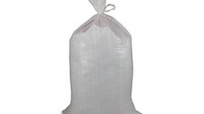 Saci de rafie 50 x 100 capacitate 45 kg 100 buc / set -albi