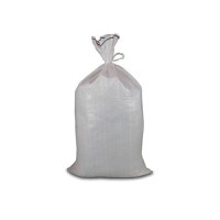 Saci de rafie 50 x 100 capacitate 45 kg 100 buc / set -albi - 1