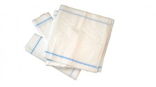 Saci de rafie 55 x 97 capacitate 50 kg 100 buc / set  dunga albastra