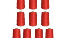 Set 10 x Mosoare ata rosie pentru masina de cusut saci