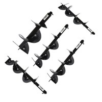 Set 5 x burghiu pamant 100/150/200/250/300mm/800mm, pentru motoburghiu, universal - 1