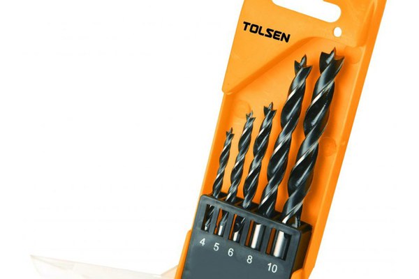 Set de 5 burghie pentru lemn 4-10 mm (Industrial)