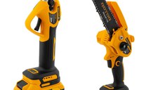 Set mini Fierastrau CS1 si Foarfeca de Gradina GS1 pe Acumulator Rotor, 500 W,600 W 4500 rot/min, 21 V 3 Ah