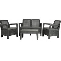 Set mobilier de gradina Tarifa Lounge Keter,Grafit - 1