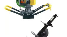 Set Motoburghiu Pamant - PARTNERPRO PPE1500, Putere 2.0 CP + 1 x burghiu 300mm