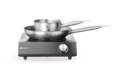 Set Plita cu inductie 3500W , cratita , tigaie, HENDI, Negru, 220-240V/3500W, 320x395x(H)95mm