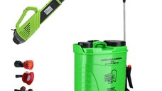 Set Pompa de stropit cu acumulator Micul Fermier by Pandora 12L + Atomizor electric, Vermorel electric