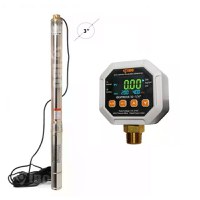 Set pompa submersibila rezistenta la nisip cu presostat electronic, 2.5STM24, 370W, 45l/min, H-66m + IBOPRESS-10, 10 bari, IBO Polonia - 1