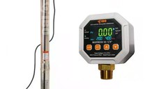 Set pompa submersibila rezistenta la nisip cu presostat electronic, 2.5STM24, 370W, 45l/min, H-66m + IBOPRESS-10, 10 bari, IBO Polonia