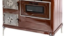 Soba pe lemne Fantazia 6.7 kW cu plita si cuptor, evacuare dreapta