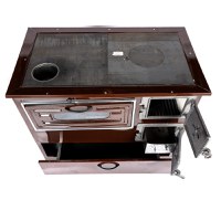 Soba pe lemne Grand Fantazia 9kW, samotata cu plita si cuptor pentru gatit, cos stanga - 3