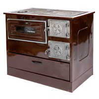 Soba pe lemne Grand Fantazia 9kW, samotata cu plita si cuptor pentru gatit, cos stanga - 5