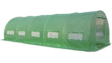 Solar gradina, legume, 8 x 3 x 2m, structura otel galvanizat, suprafata 24 mp