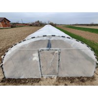 Solar gradina profesional, 14 x 4 x 3 m, 56 mp, structura otel galvanizat - 4