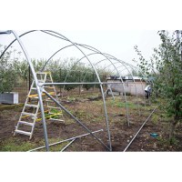 Solar gradina profesional, 8 x 3 x 2.5 m, 24 mp, structura otel galvanizat - 7