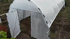 Solar gradina profesional, 8 x 3 x 2.5 m, 24 mp, structura otel galvanizat