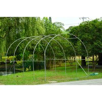 Solar gradina / Sera legume cu schelet metalic 4 x 2 x 2 m  Micul Fermier GF-2044 - 2