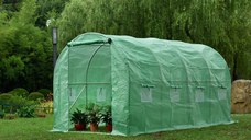 Solar gradina / Sera legume cu schelet metalic 4 x 2 x 2 m  Micul Fermier GF-2044