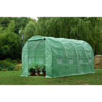 Solar gradina / Sera legume cu schelet metalic 4 x 2 x 2 m  Micul Fermier GF-2044 - 1