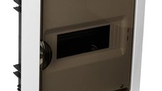 Tablou electric Solera Arelos 5108PF, 8 module, incastrat, IP40, 247x249x99 mm, plastic, usa fumurie, rama alba