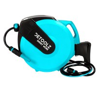 Tambur Automat Detoolz cu Furtun 20m 1/2“, DZ-IR1001-G01 - 1