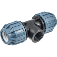 Teu compresiune cu FI PN 16, Elysee, Dimensiune 20x3/4", Presiune 16 Bari - 1