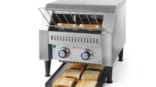 Toaster / prajitor paine Profesional tip tunel, 2240 W, corp Inox, Hendi, 418x368x(H)387 mm
