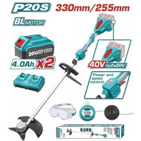 Trimmer electric TOTAL, 40V, 7500 rpm,Li-Ion, include 2 baterii 4Ah, 1 incarcator dublu - 1