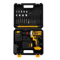 Trusa Autofiletanta pe Acumulator 21V Rotor RCD21 + biti, 1350 RPM, Brushless - 9