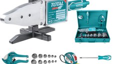 Trusa lipit tevi PPR, 1500W, 0-300°C, 6 bacuri, TOTAL Industrial