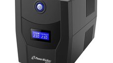UPS line interactiv 1500VA/900W, afisaj LCD, iesire 4xSchuko, baterie 2x12V/7.2Ah Powerwalker