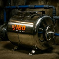 Vas expansiune hidrofor 100 litri din Inox, IBO Polonia, Rezervor tip butelie cu Membrana Inclusa - 5