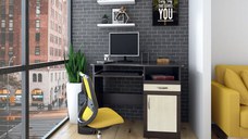 Birou Elize Wenge+Mesteacan